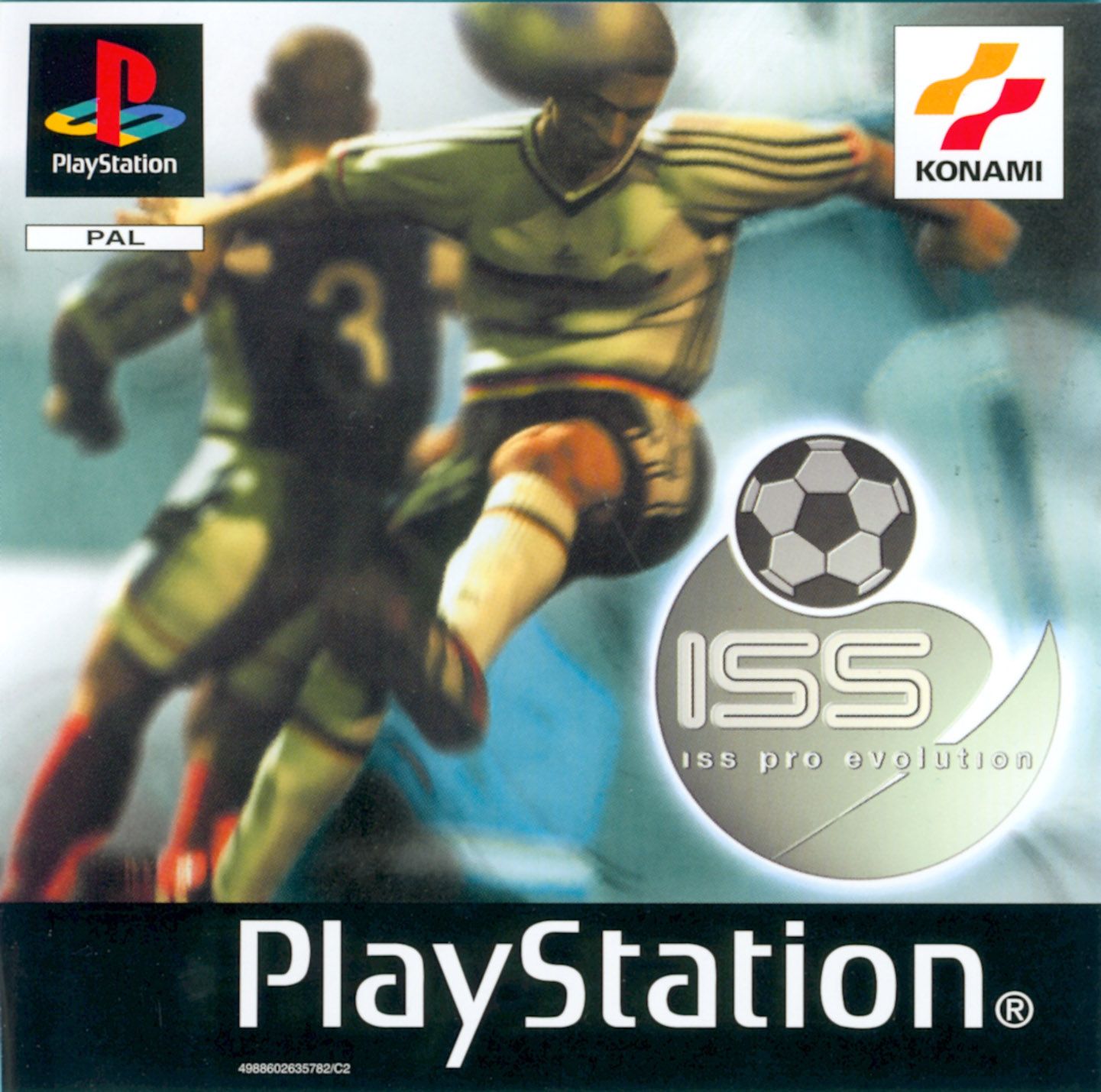 Portada de ISS Pro Evolution · PAL Europa