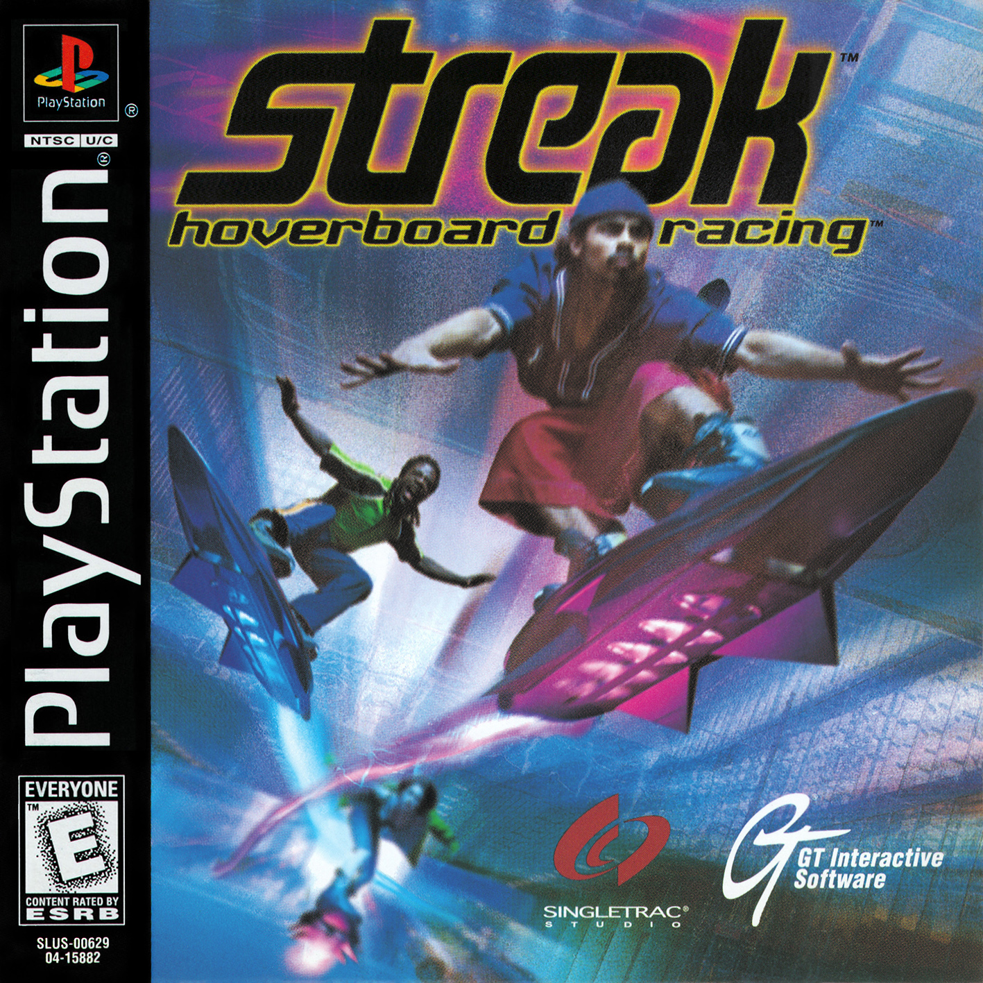 Portada de Streak Hoverboard Racing Estándar para PS1 (US)