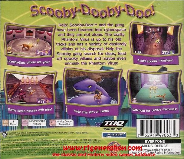 Contraportada · Greatest Hits de Scooby-Doo & The Cyber Chase · US
