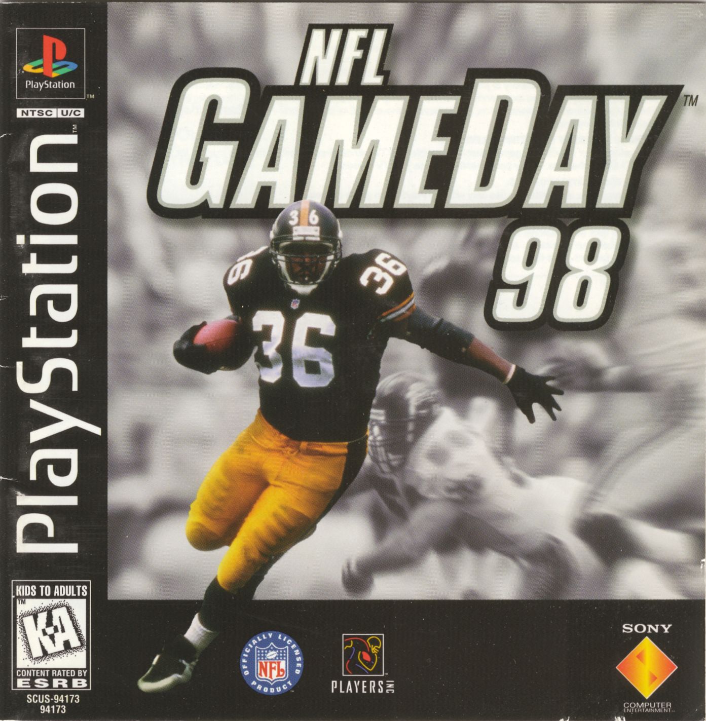 Portada de NFL GameDay 98 Estándar para PS1 (US)
