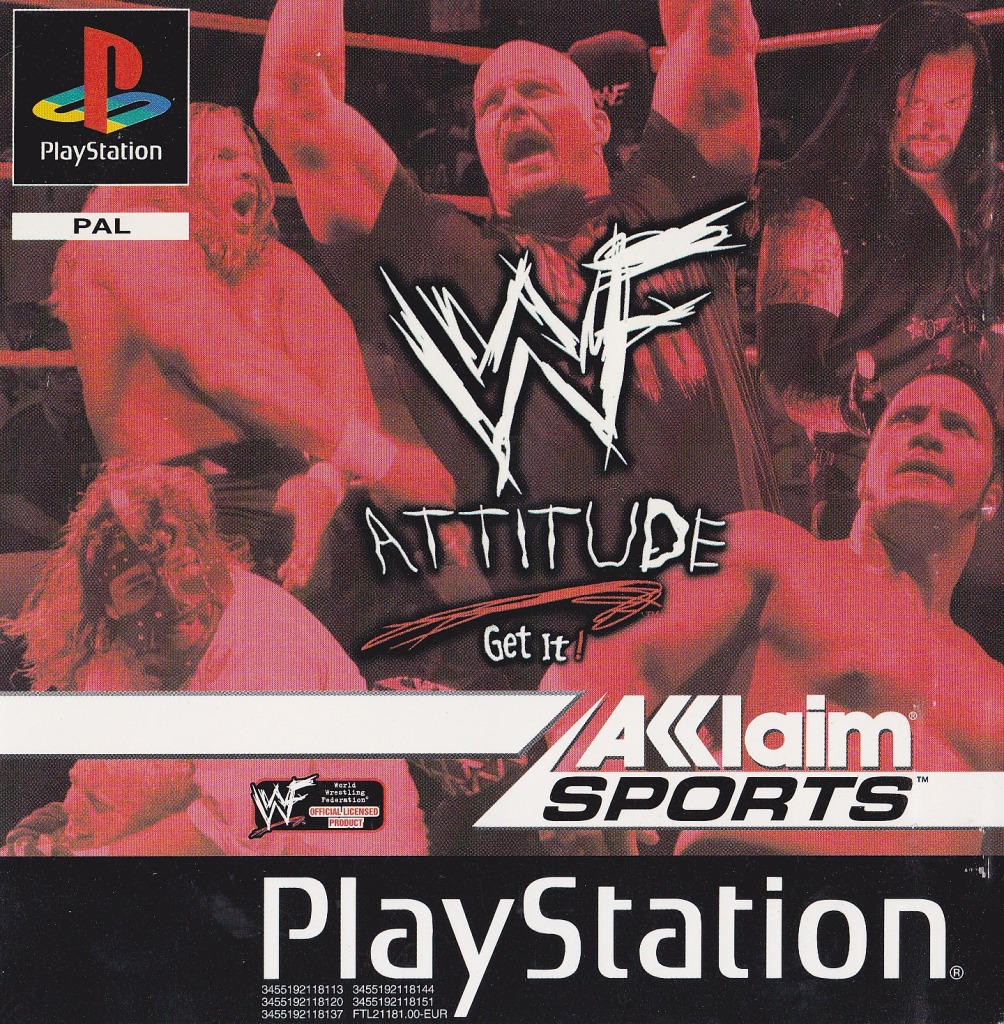 Portada de WWF Attitude · PAL Alemania