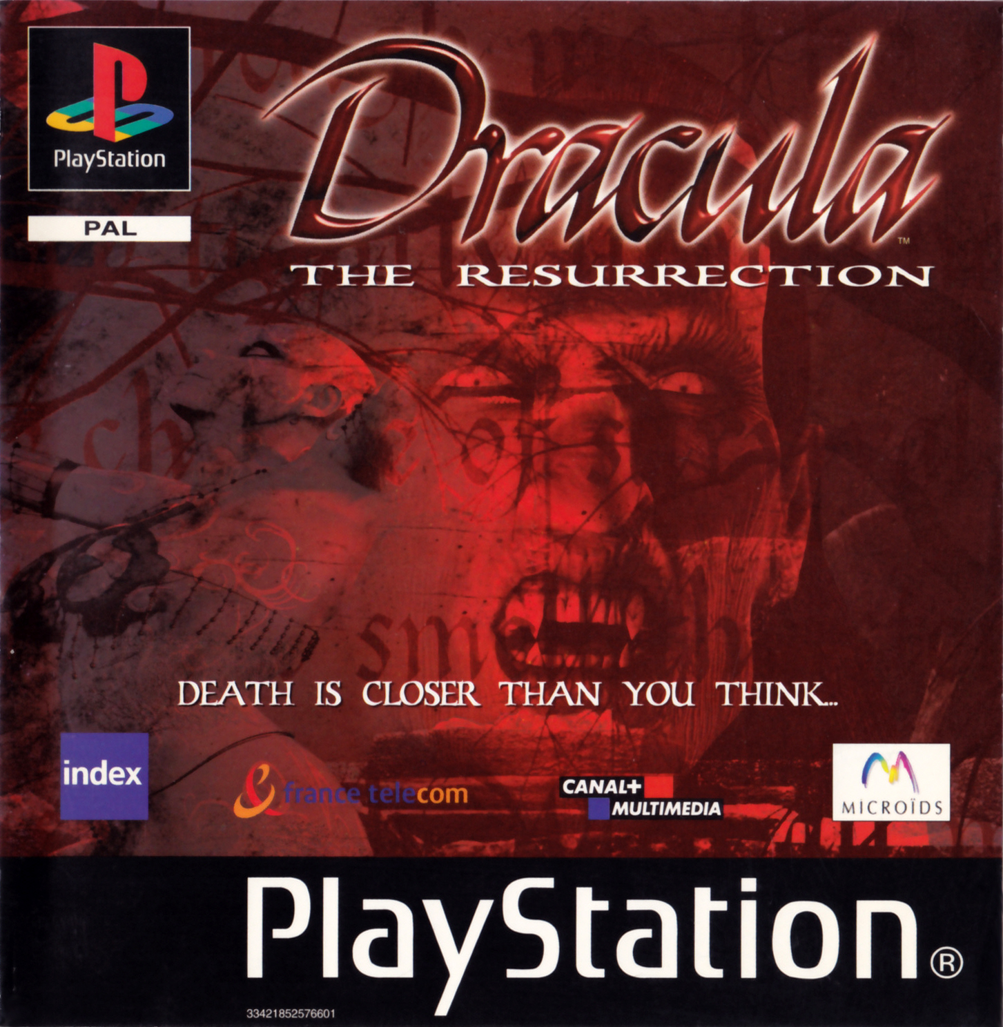 Portada de Dracula The Resurrection · PAL Europa