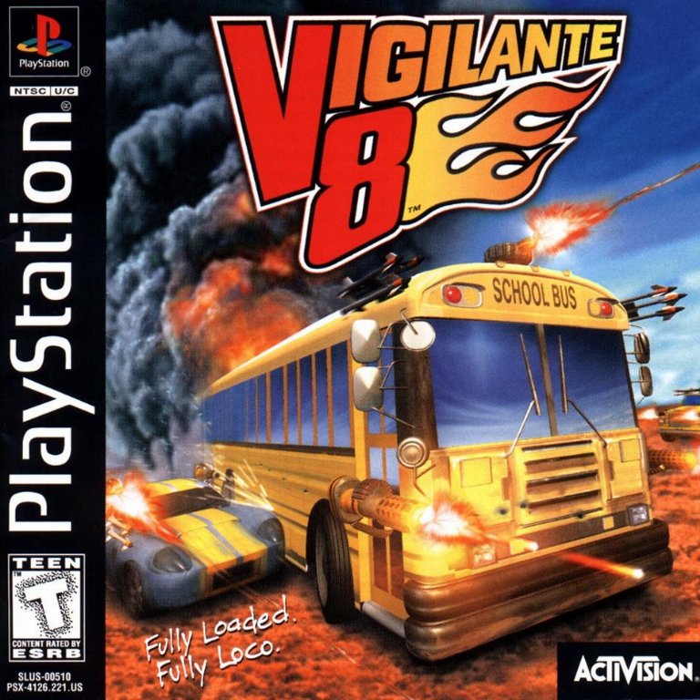 Portada de Vigilante 8 · NTSC USA