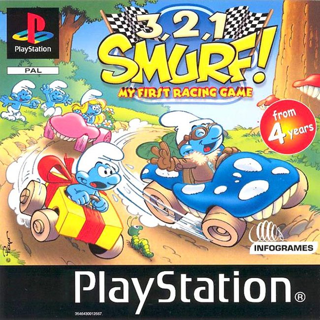 321 Smurf My First Racing Game