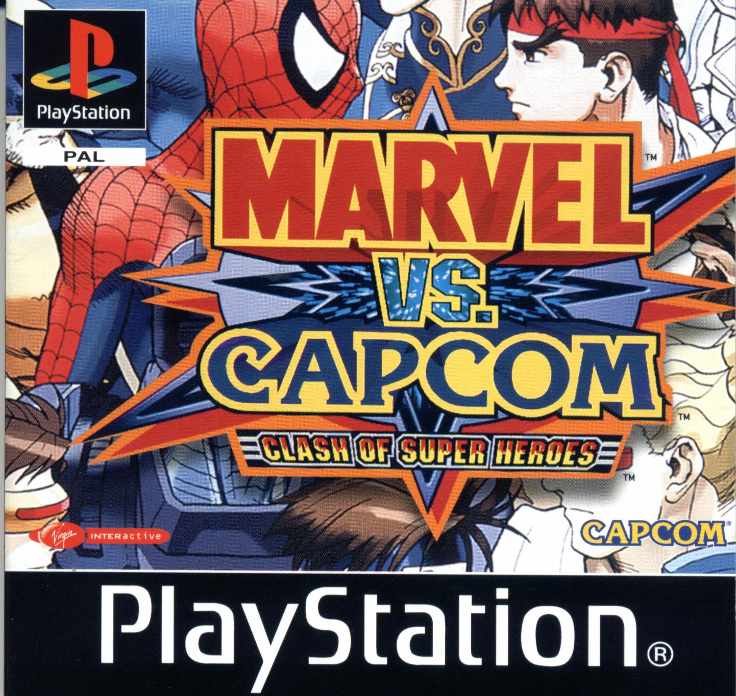 Portada de Marvel vs. Capcom Clash of Super Heroes · PAL Europa