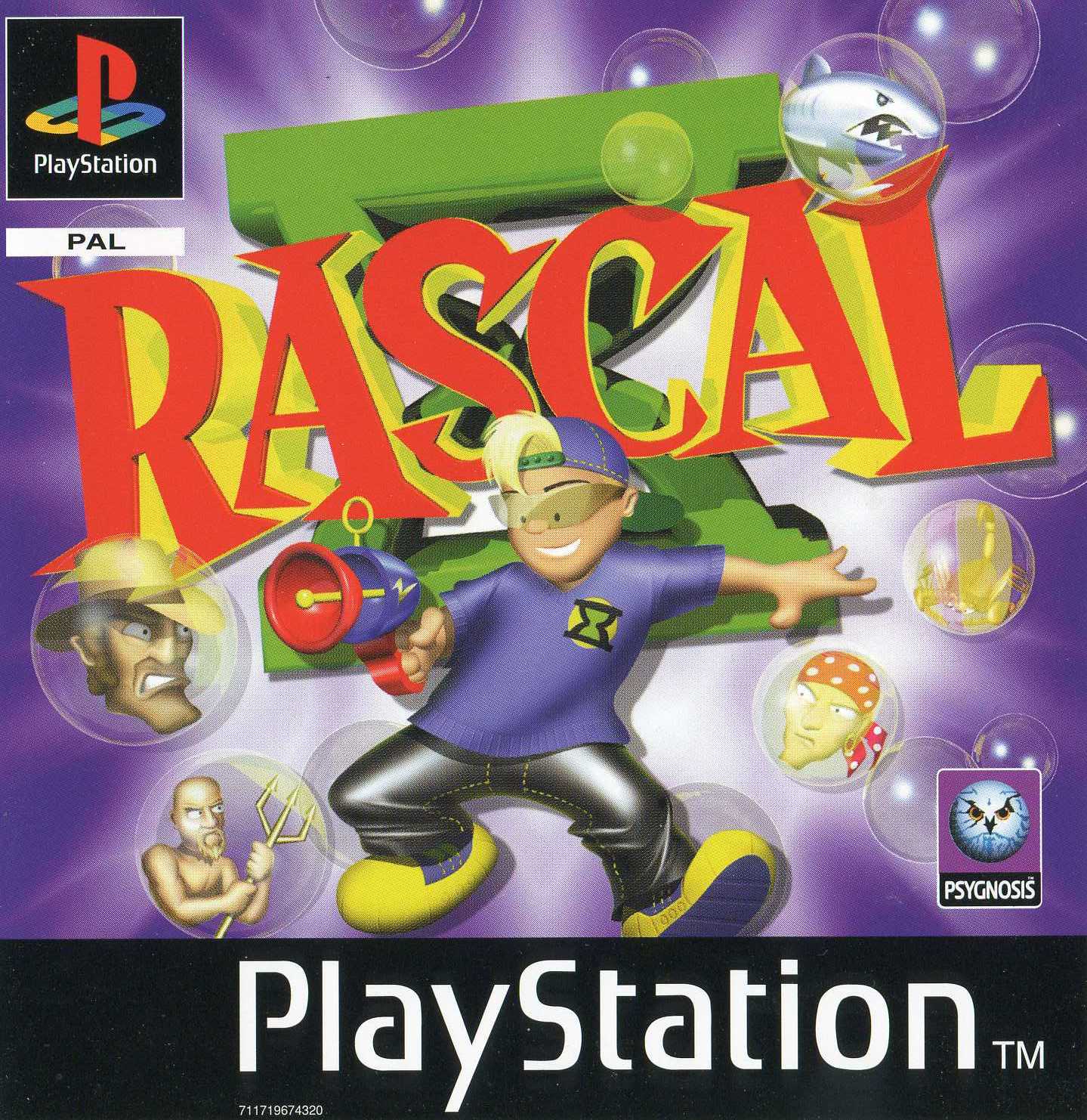 Portada de Rascal · PAL Europa