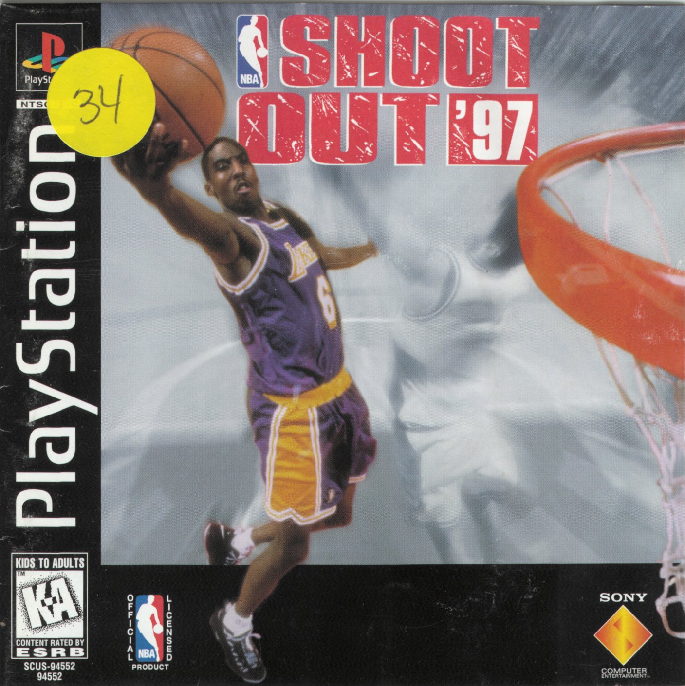 Portada de NBA ShootOut 97 · NTSC USA