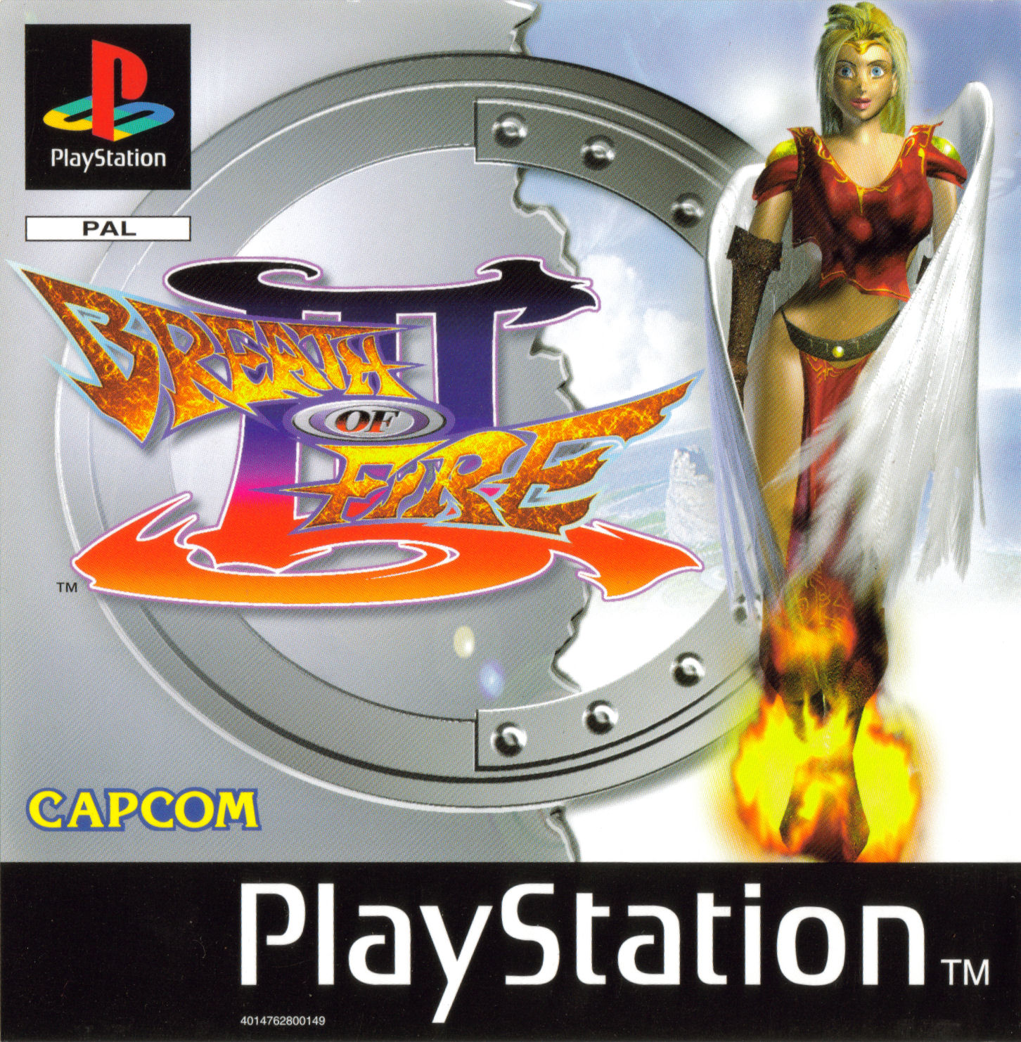 Portada de Breath of Fire III · PAL Europa