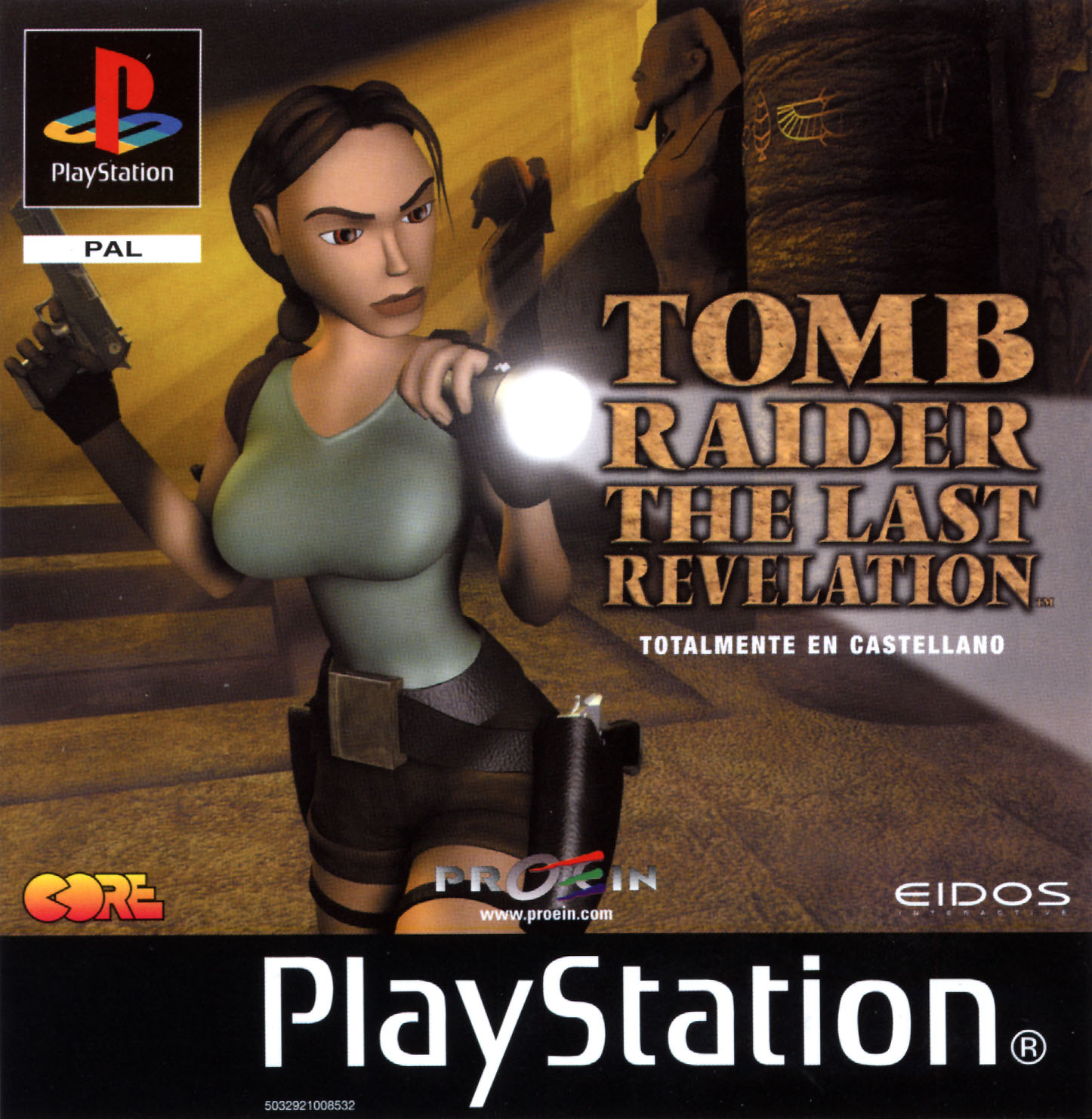 Portada de Tomb Raider - The Last Revelation · PAL España
