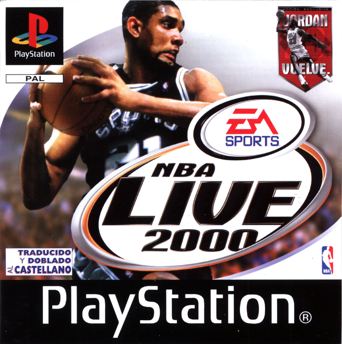 Portada de NBA Live 2000 · PAL España