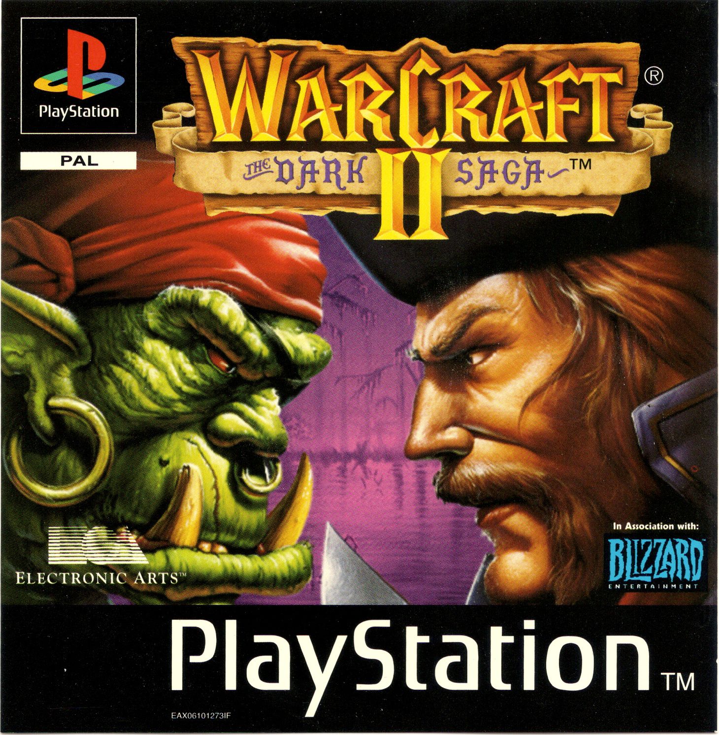 Portada de Warcraft II The Dark Saga · PAL Europa