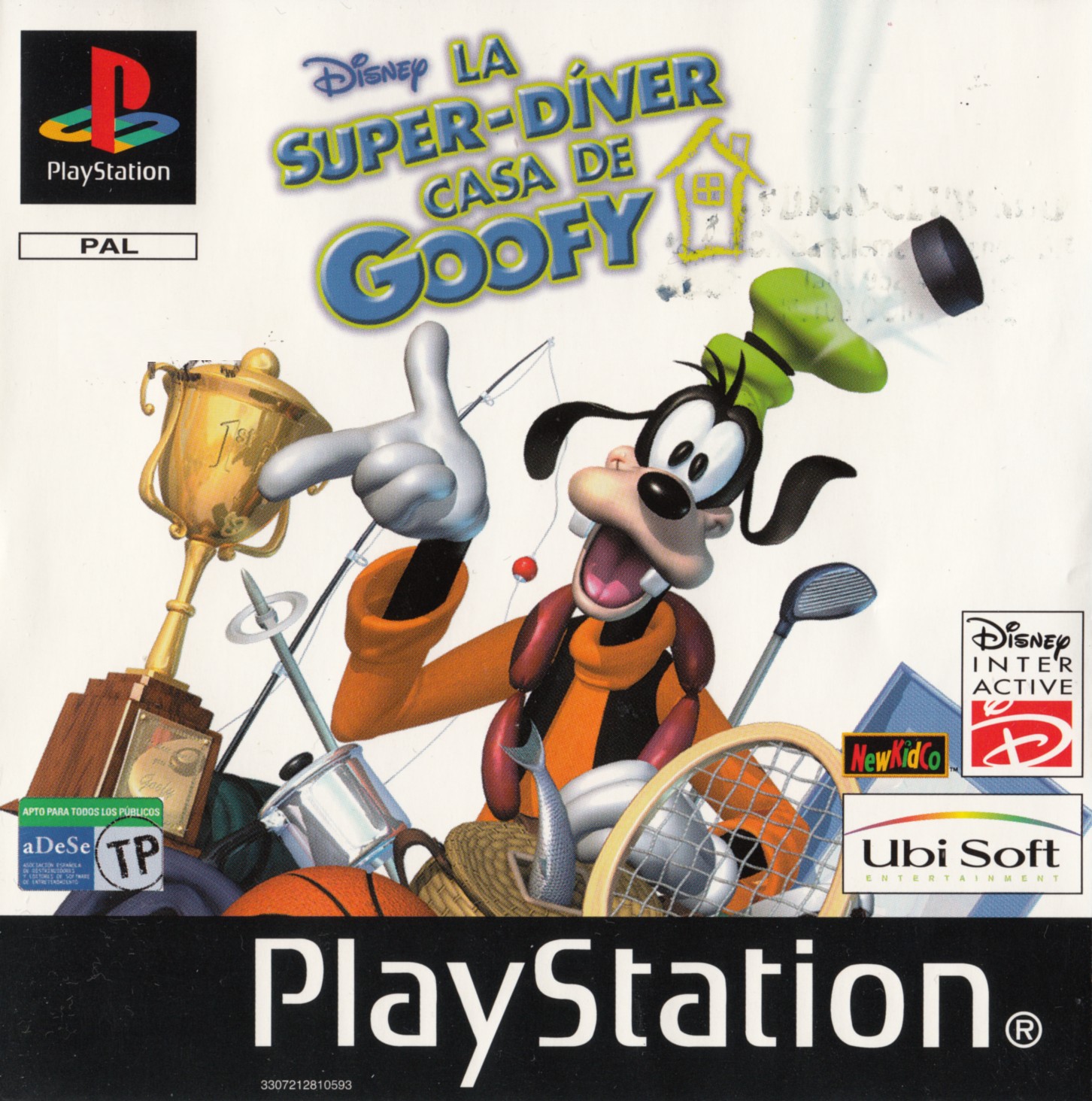 Portada de Disney's La Super-Díver Casa de Goofy · PAL España