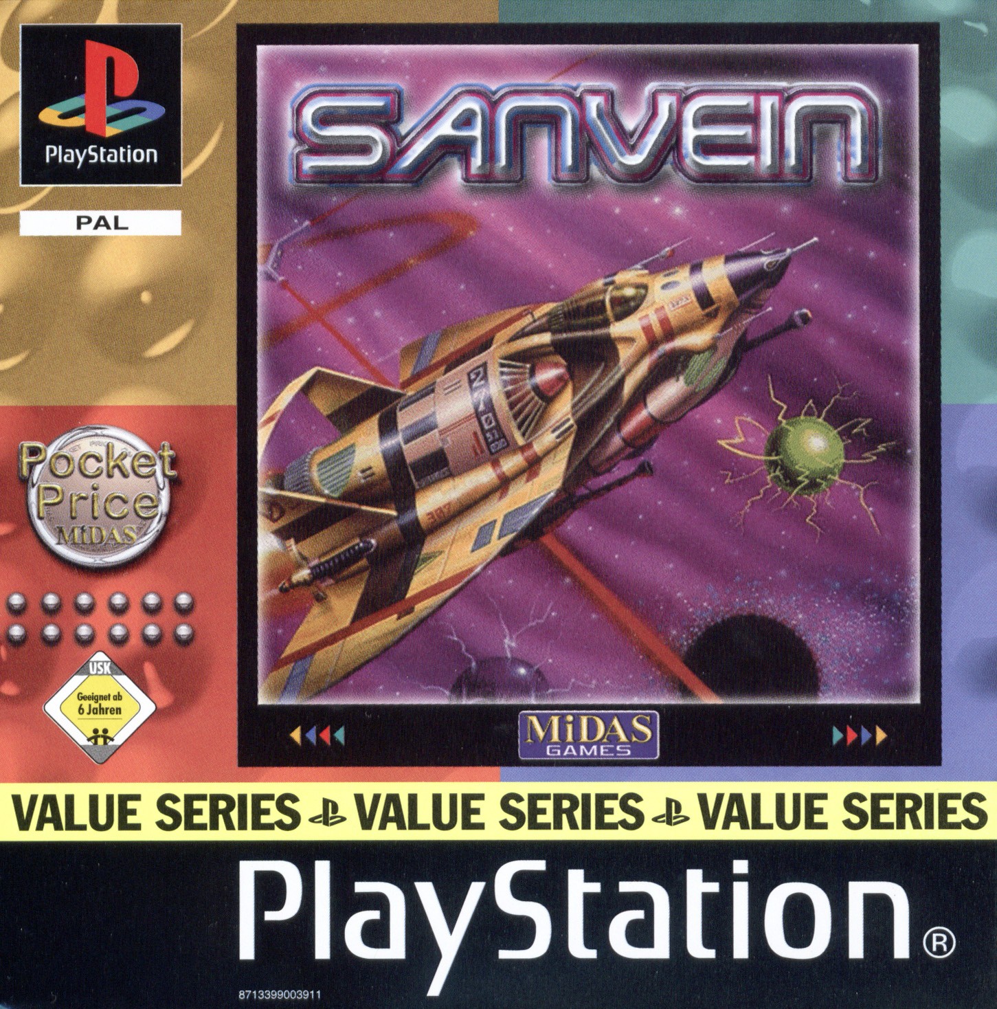 Portada de Sanvein · PAL Europa