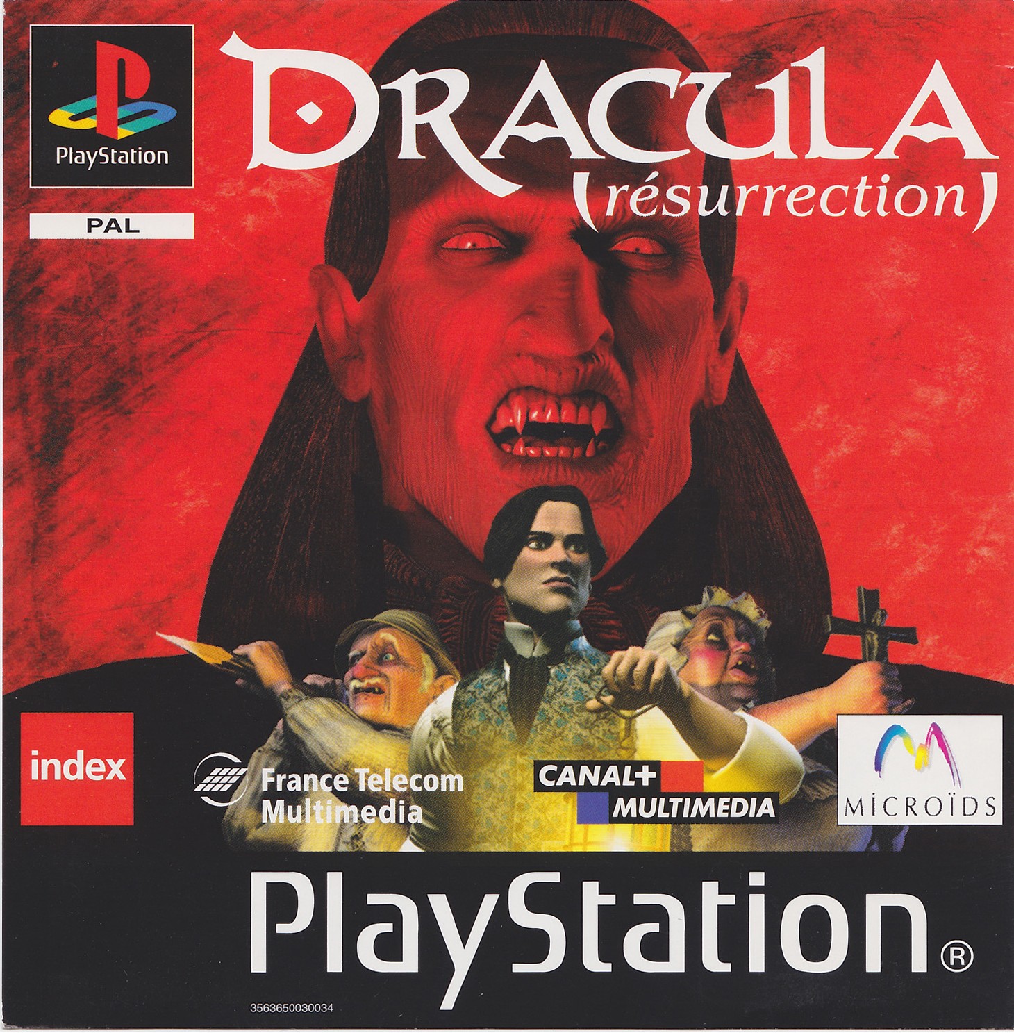 Portada de Dracula Résurrection · PAL Francia