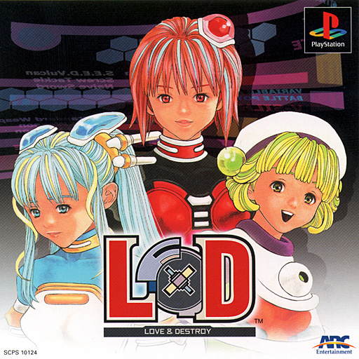 Portada de Love & Destroy Estándar para PS1 (JP)