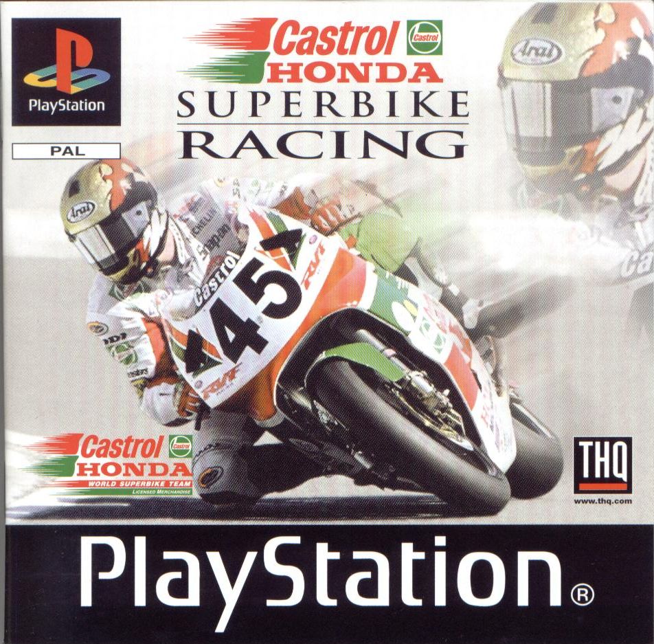 Portada de Castrol Honda Superbike Racing · PAL Europa