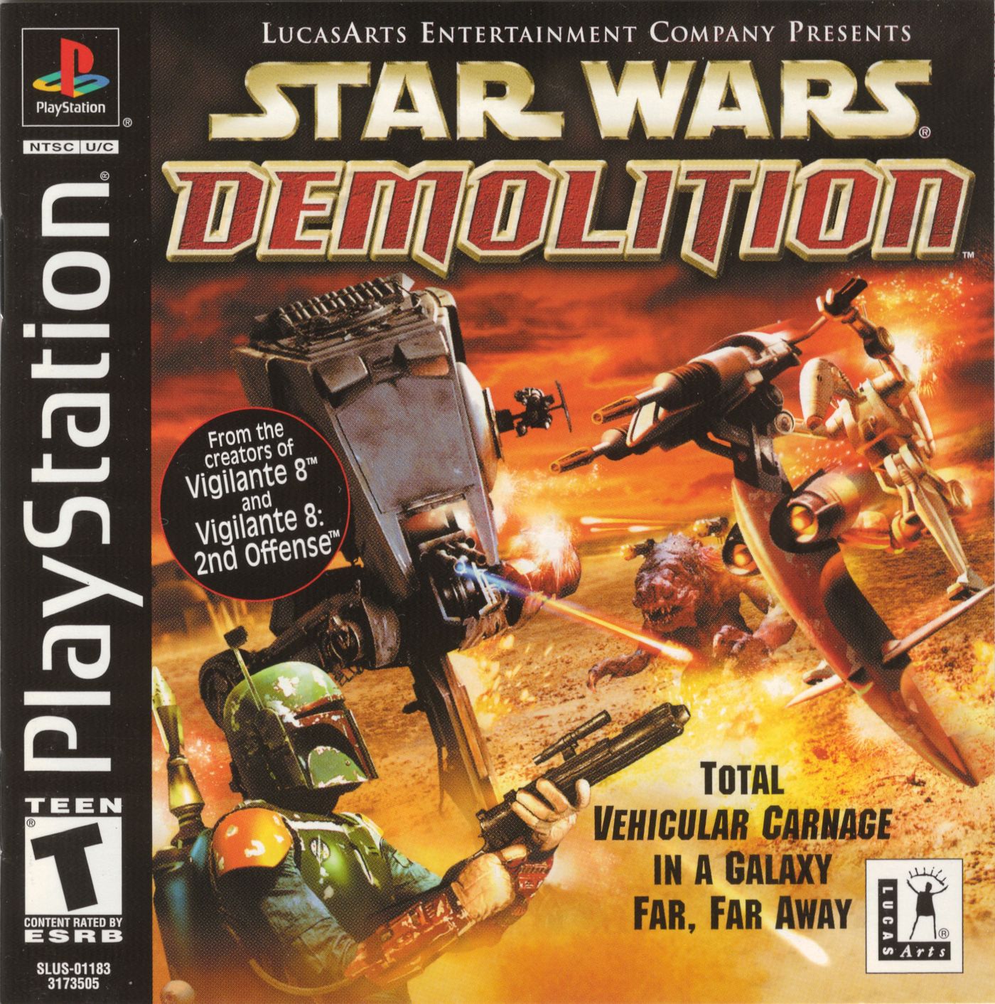 Portada de Star Wars Demolition · NTSC USA