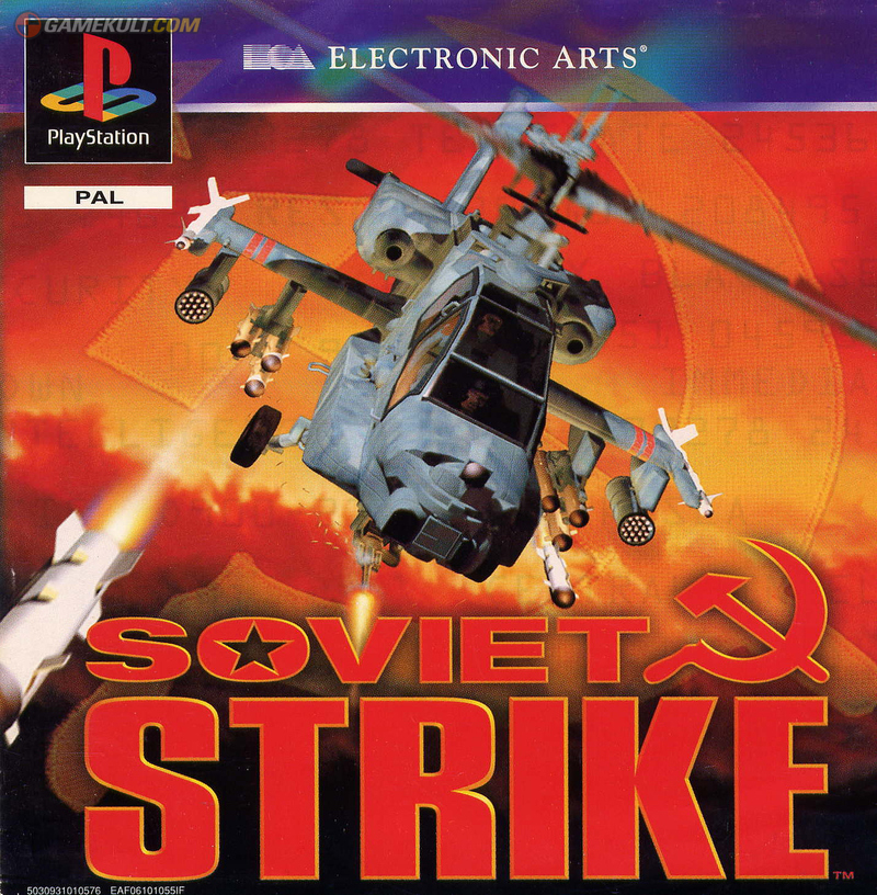 Portada de Soviet Strike · PAL Francia