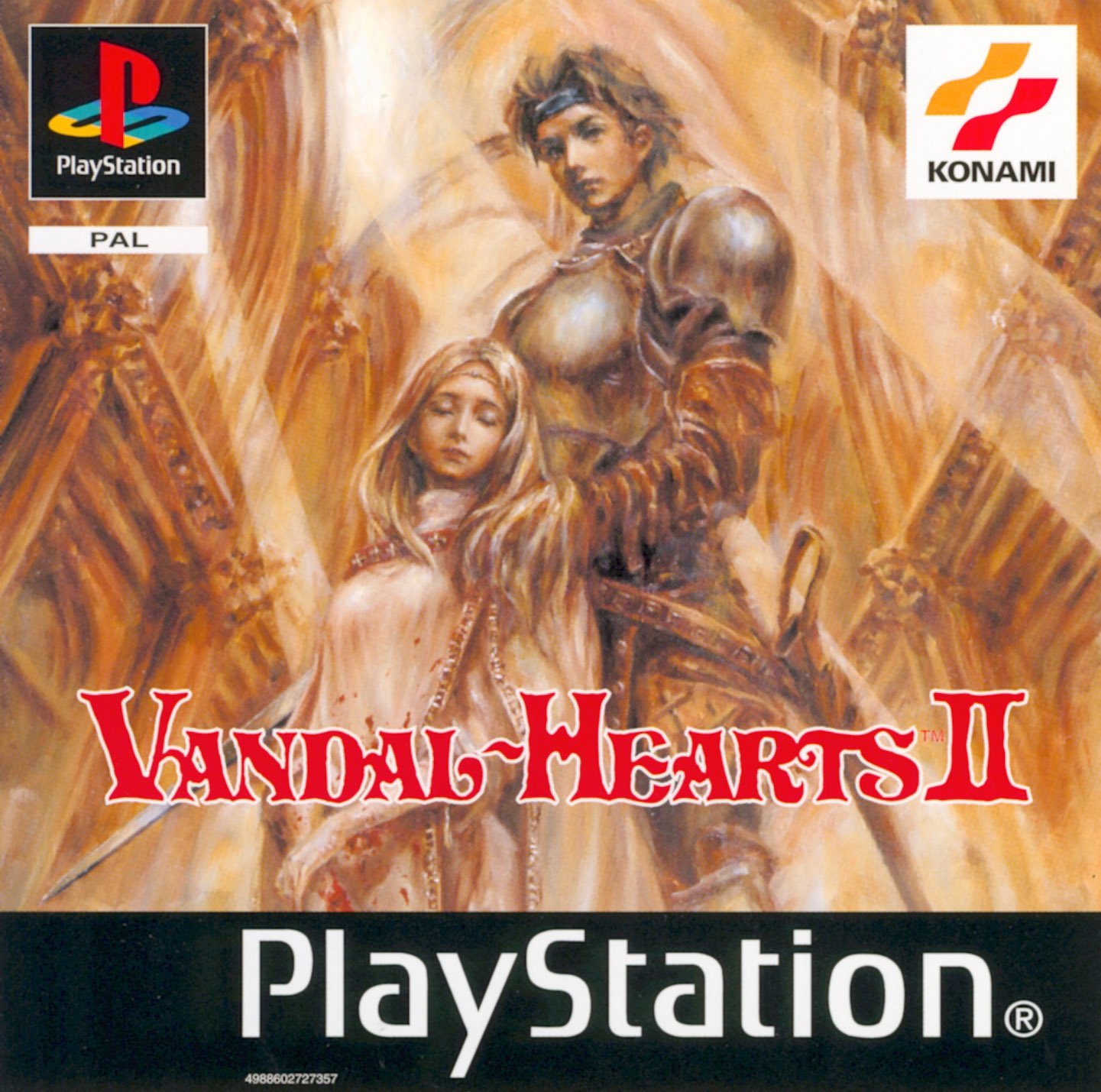 Portada de Vandal Hearts II · PAL España