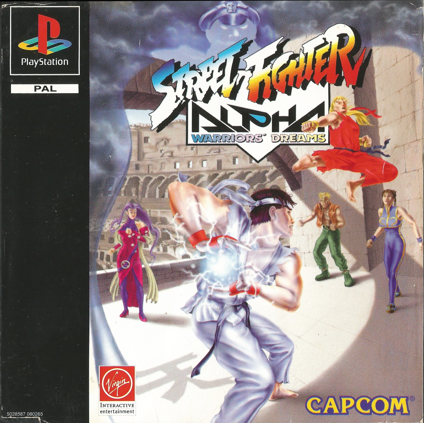 Portada de Street Fighter Alpha Warriors' Dreams · PAL Europa