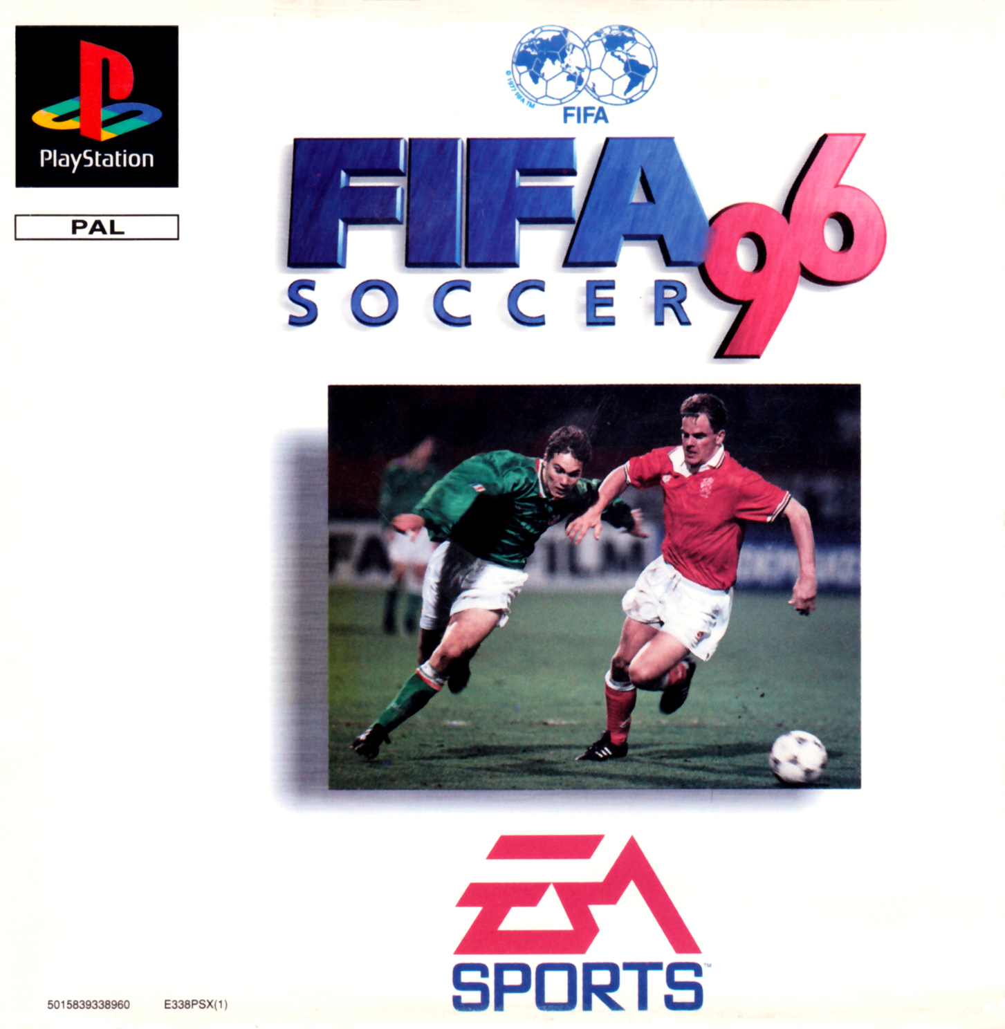 Portada de FIFA 96 · PAL Europa