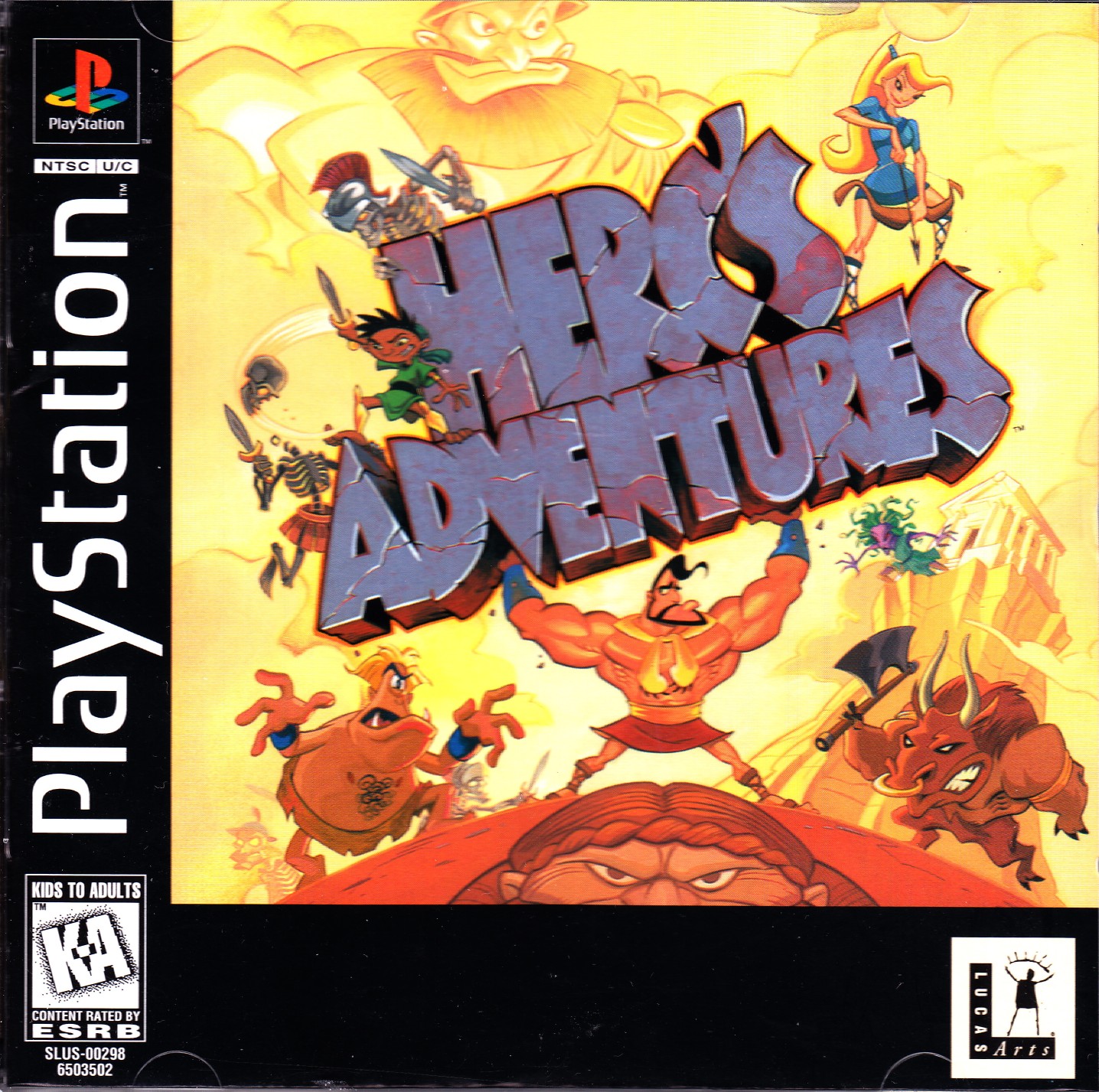 Portada de Herc's Adventures · NTSC USA