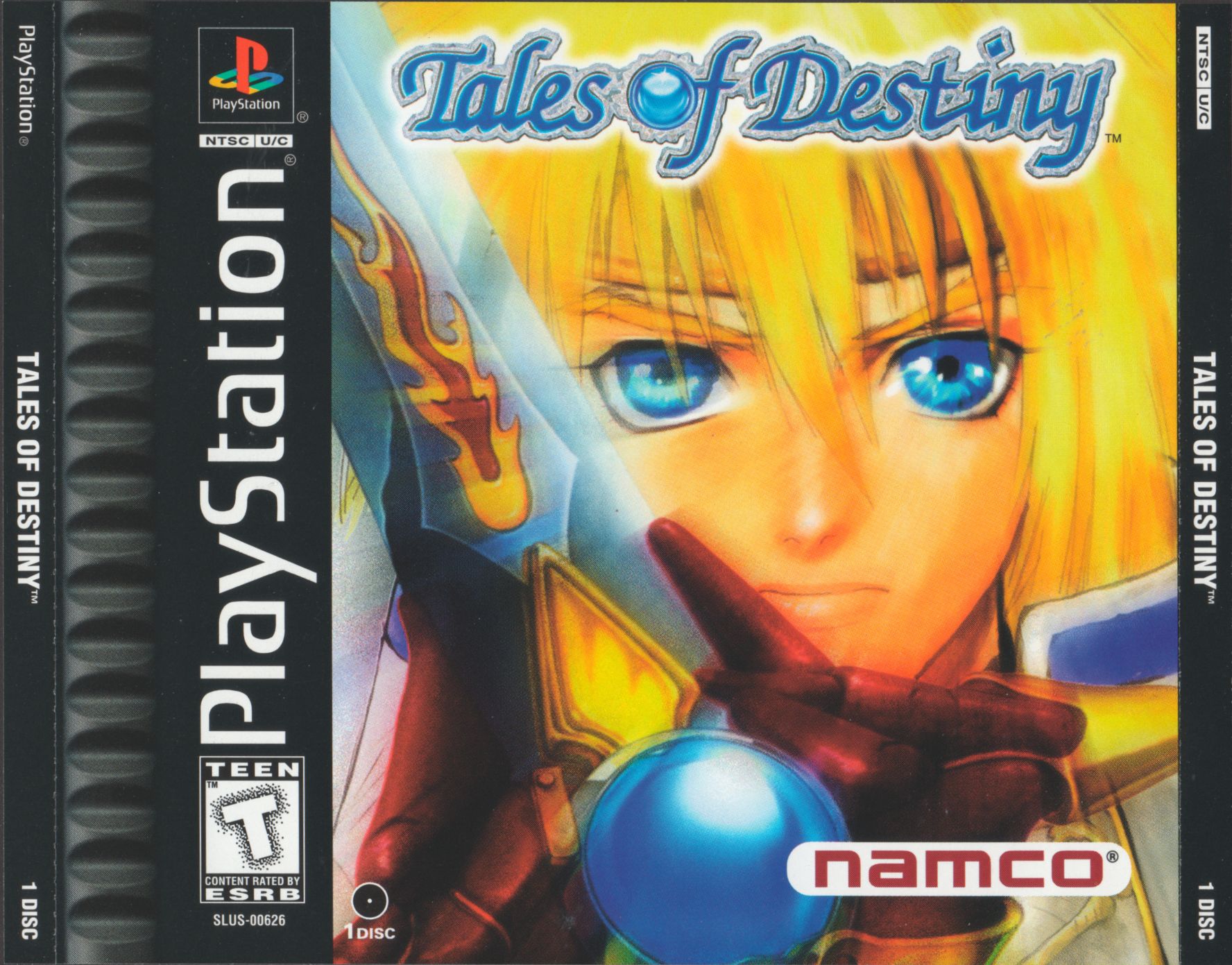Portada de Tales of Destiny · NTSC USA