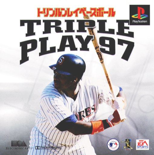 Portada de Triple Play '97 Estándar para PS1 (JP)