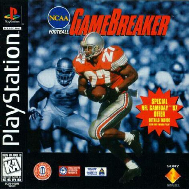 Portada de NCAA Football GameBreaker Estándar para PS1 (US)