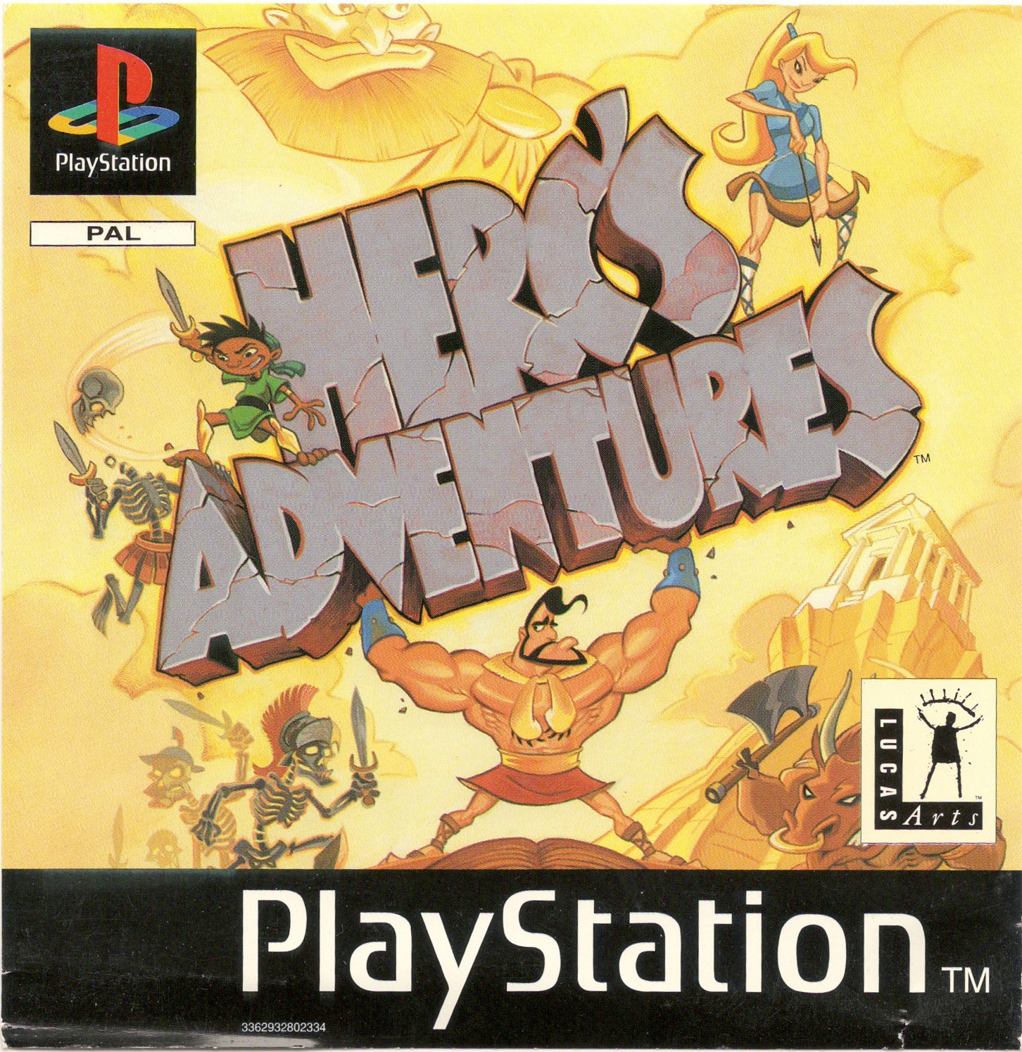 Portada de Herc's Adventures · PAL Francia