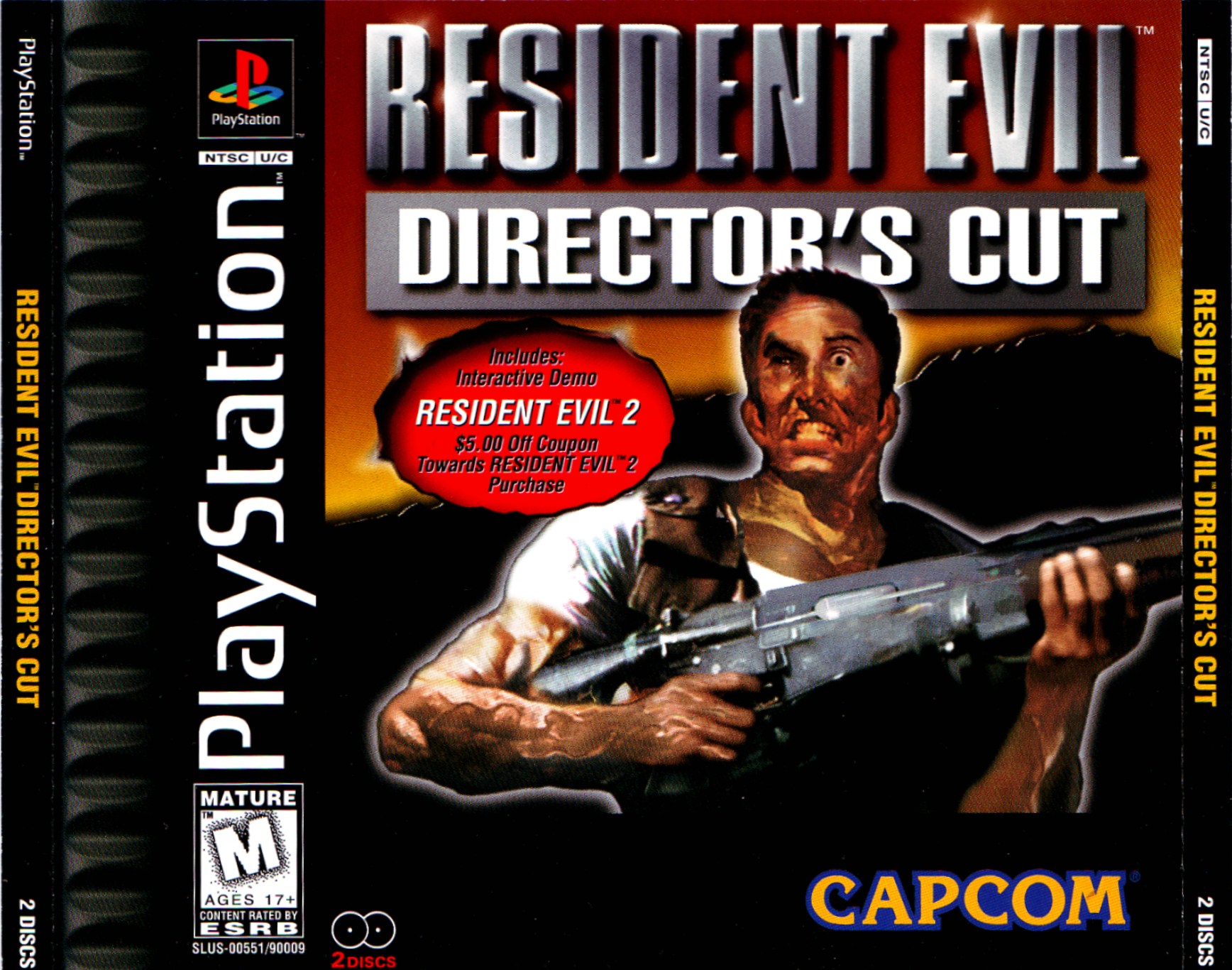 Portada de Resident Evil - Director's Cut · NTSC USA
