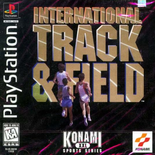 Portada de International Track & Field · NTSC USA