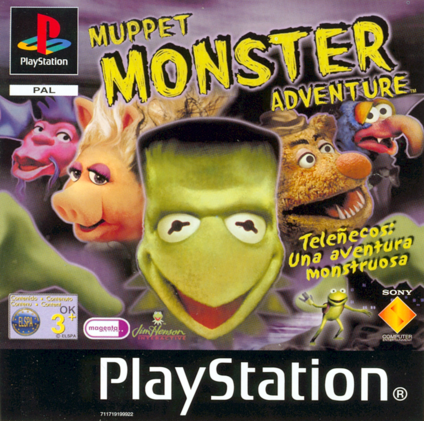 Portada de Muppet Monster Adventure · PAL España