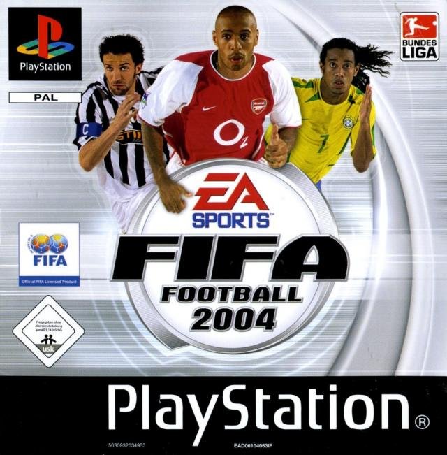 Portada de FIFA Football 2004 · PAL Alemania