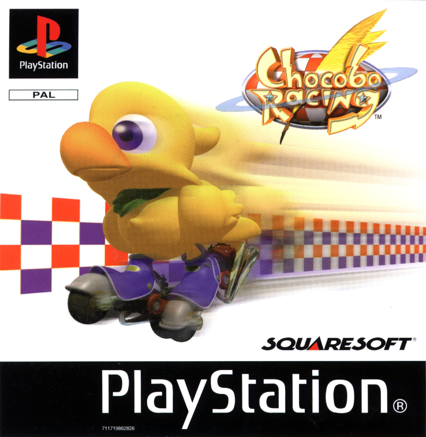 Portada de Chocobo Racing · PAL Europa