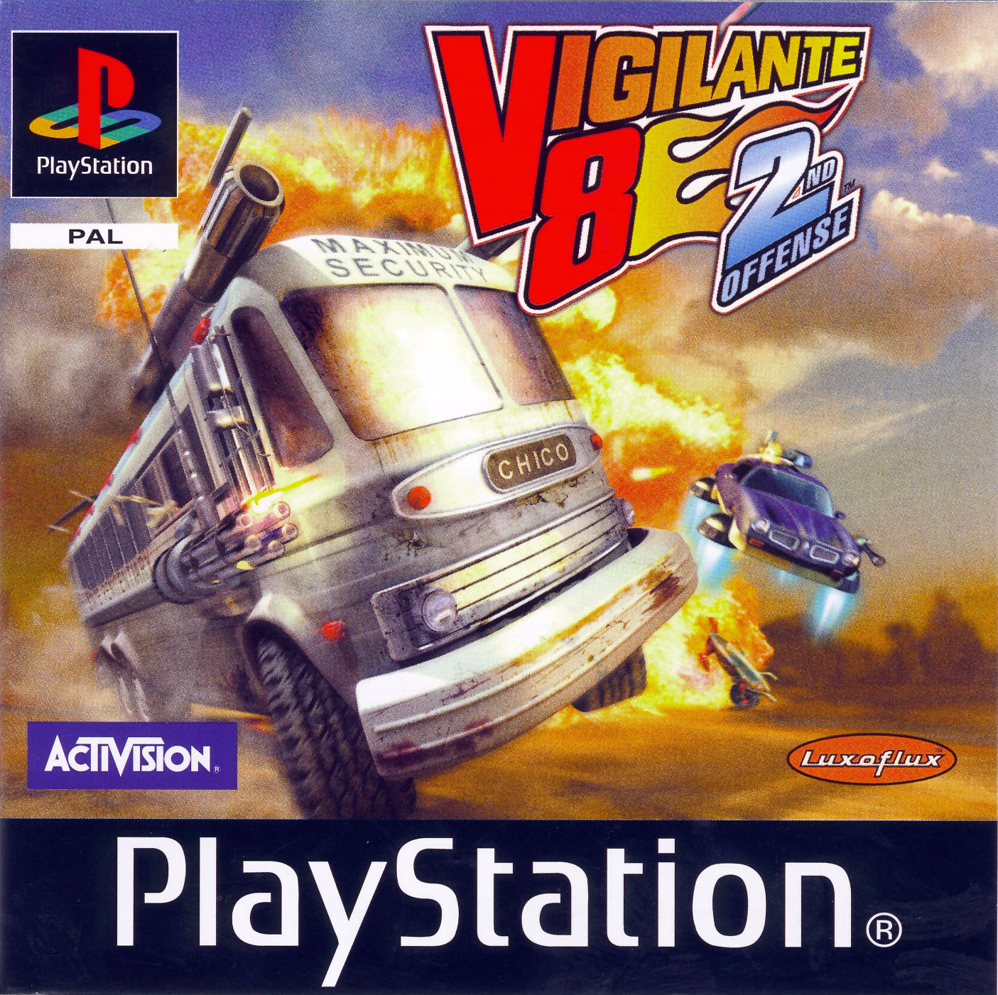 Portada de Vigilante 8 2nd Offense · PAL Europa