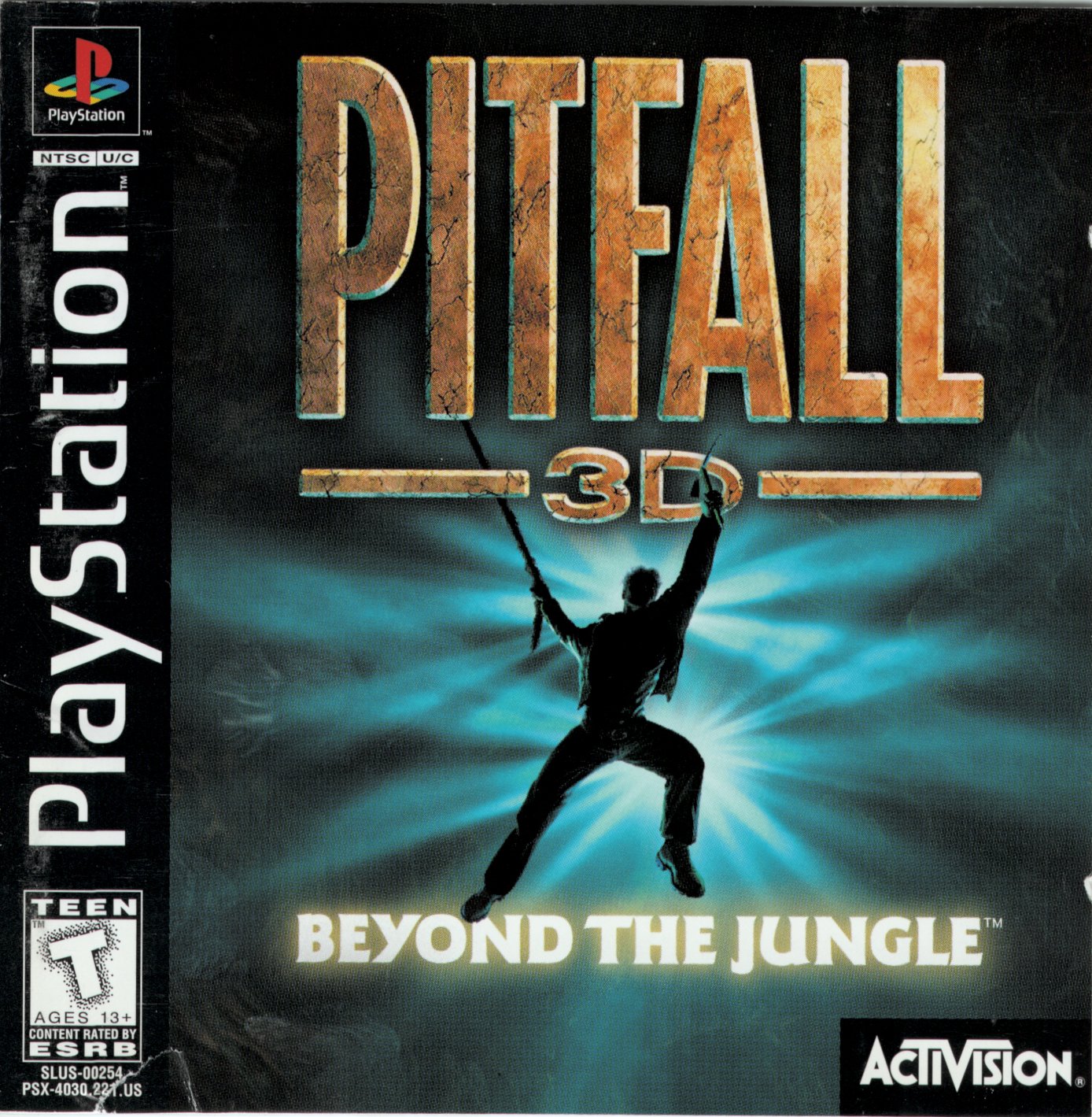 Portada de Pitfall 3D - Beyond the Jungle · NTSC USA
