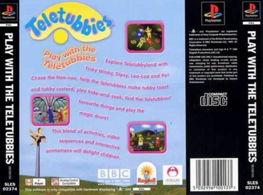 Contraportada de Teletubbies - Play with the Teletubbies · EU