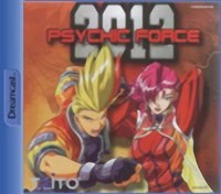 Portada de Psychic Force 2012 para Dreamcast (PAL Europa)