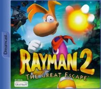 Portada de Rayman 2 para Dreamcast (PAL Europa)
