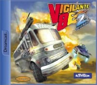 Portada de Vigilante 8: 2nd Offense para Dreamcast (PAL Europa)