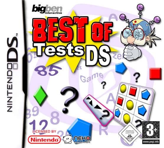 Portada de Best of Tests DS para DS (PAL España)