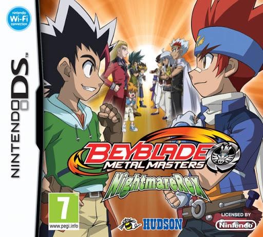 Portada de Beyblade Metal Masters Nightmare Rex para DS (PAL España)