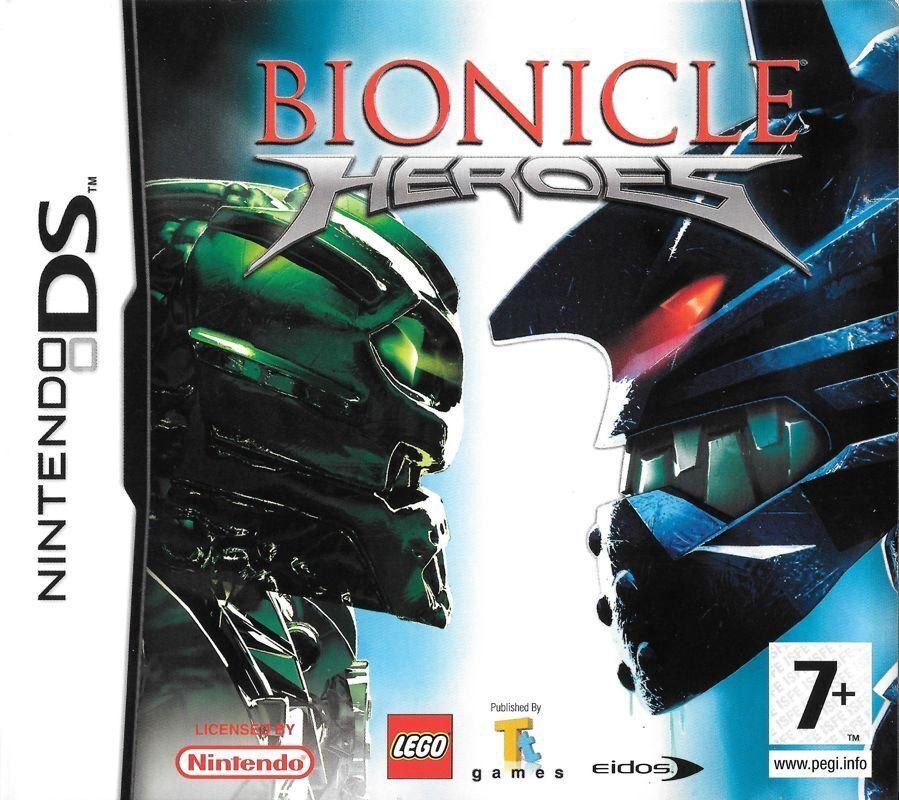 Portada de Bionicle Heroes para DS (PAL España)