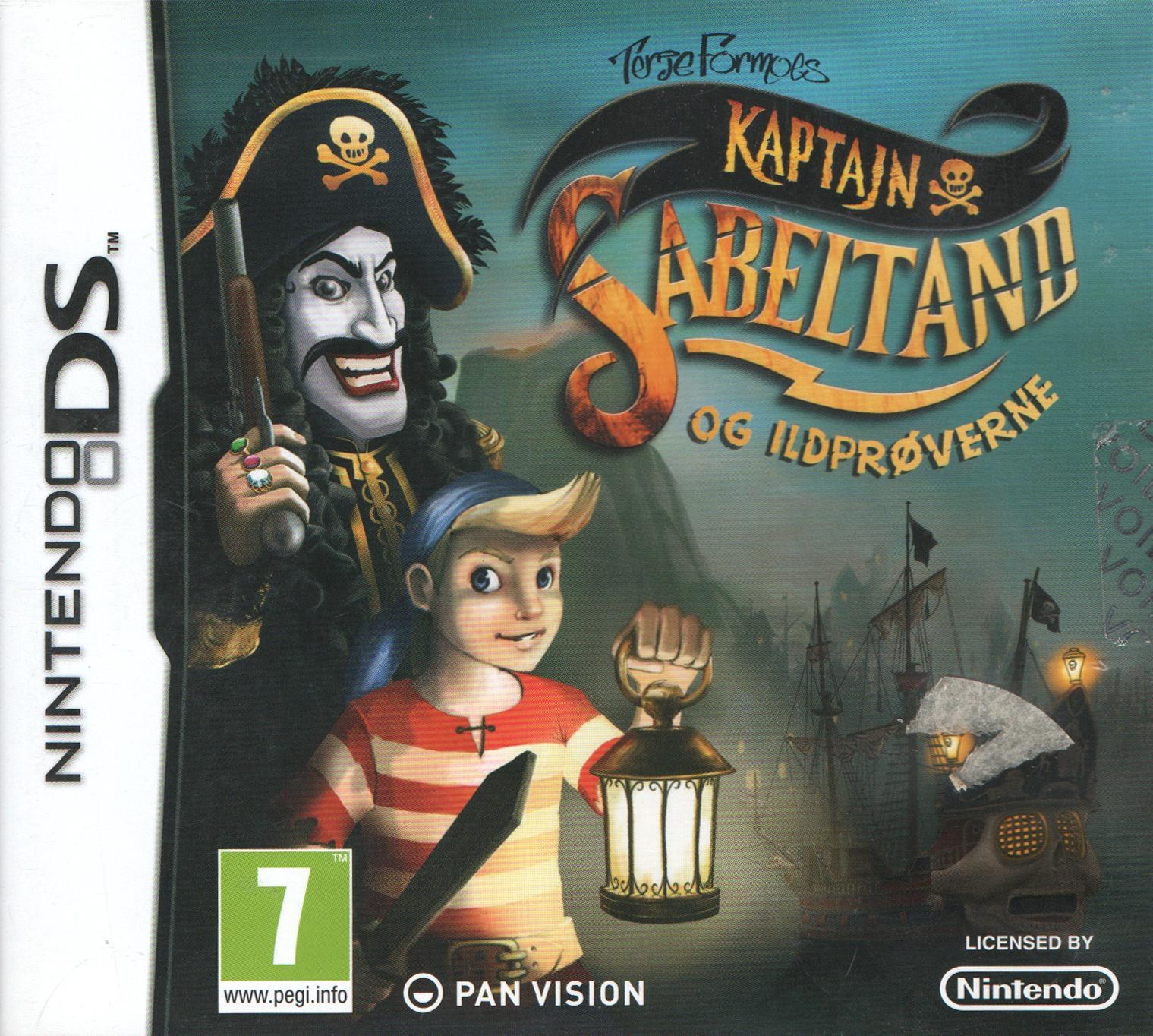 Portada de Captain Sabertooth and the Trials by Fire para DS (PAL España)