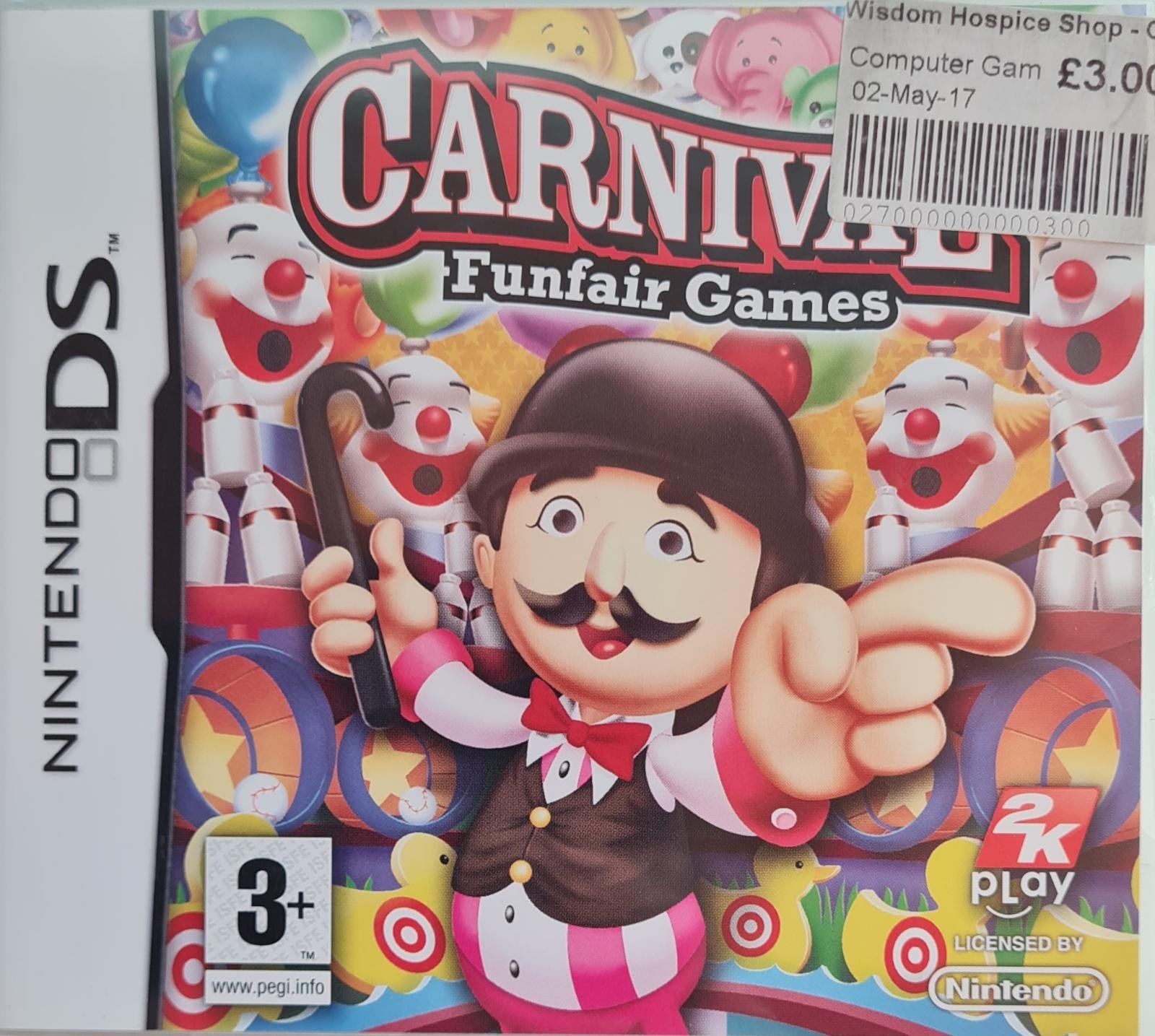 Portada de Carnival Funfair Games para DS (PAL España)
