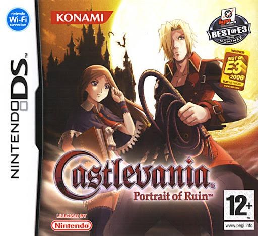 Portada de Castlevania Portrait of Ruin para DS (PAL España)