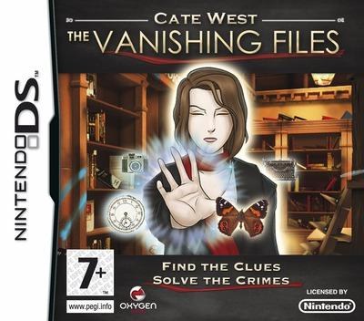 Portada de Cate West: The Vanishing Files para DS (PAL España)