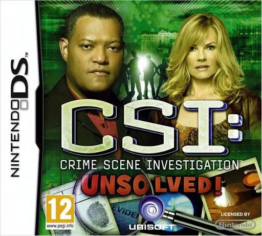 Portada de CSI: Crime Scene Investigation Unsolved para DS (PAL España)