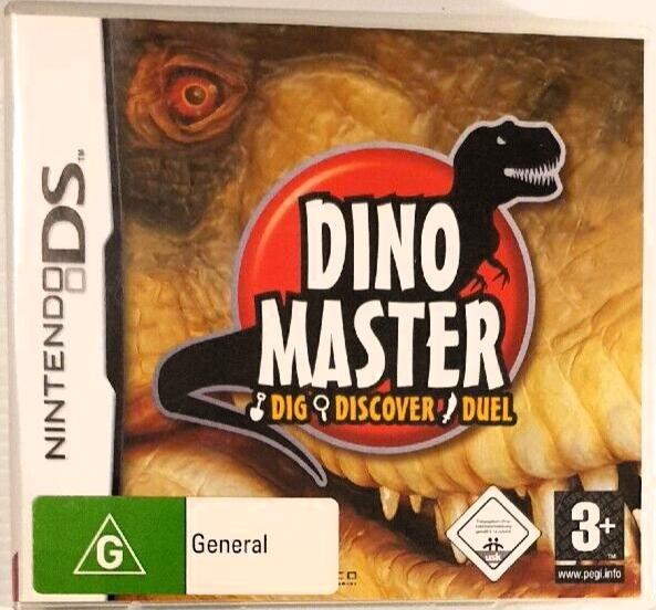 Portada de Dino Master Dig Discover Duel para DS (PAL España)